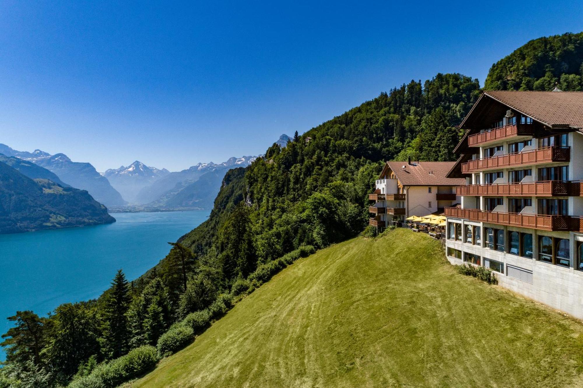 Ferienwohnungen Hotel Bellevue Seelisberg Kültér fotó